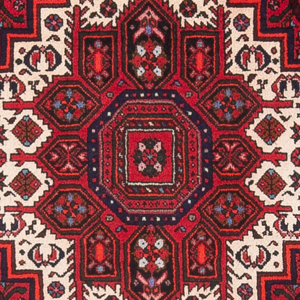 Perserteppich - Nomadic - 127 x 82 cm - rot