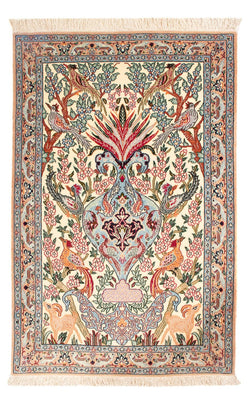 Perserteppich - Isfahan - Premium - 105 x 73 cm - mehrfarbig