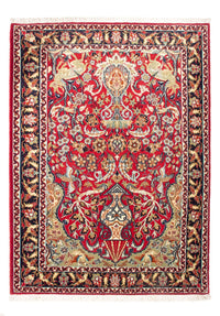 Perserteppich - Isfahan - Premium - 105 x 77 cm - rot