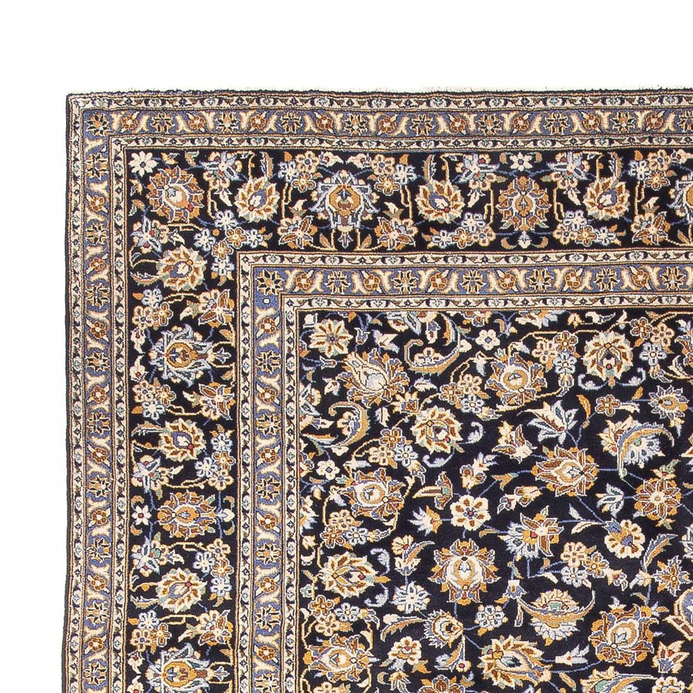 Perserteppich - Keshan - 390 x 295 cm - dunkelblau
