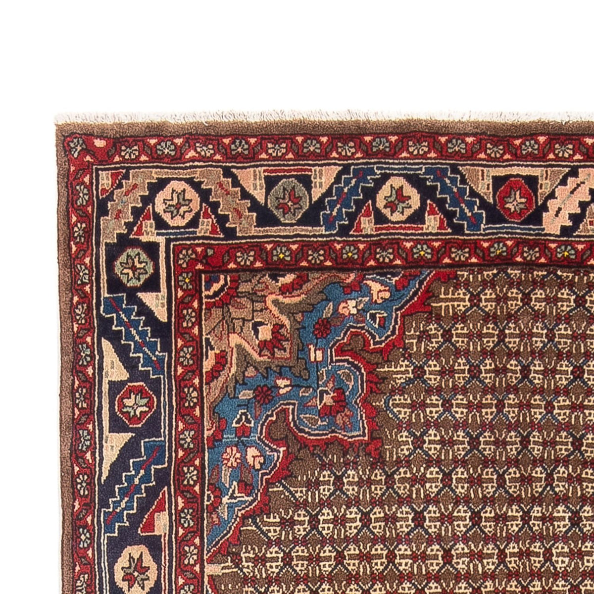 Perserteppich - Nomadic - 306 x 157 cm - dunkelbeige