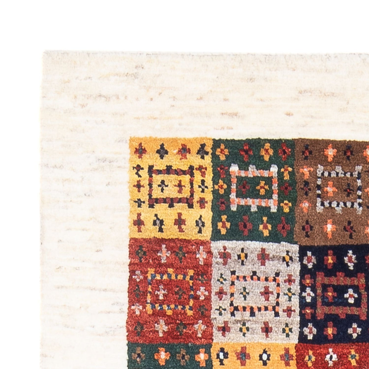 Gabbeh Teppich - Loribaft Perser - 136 x 85 cm - mehrfarbig