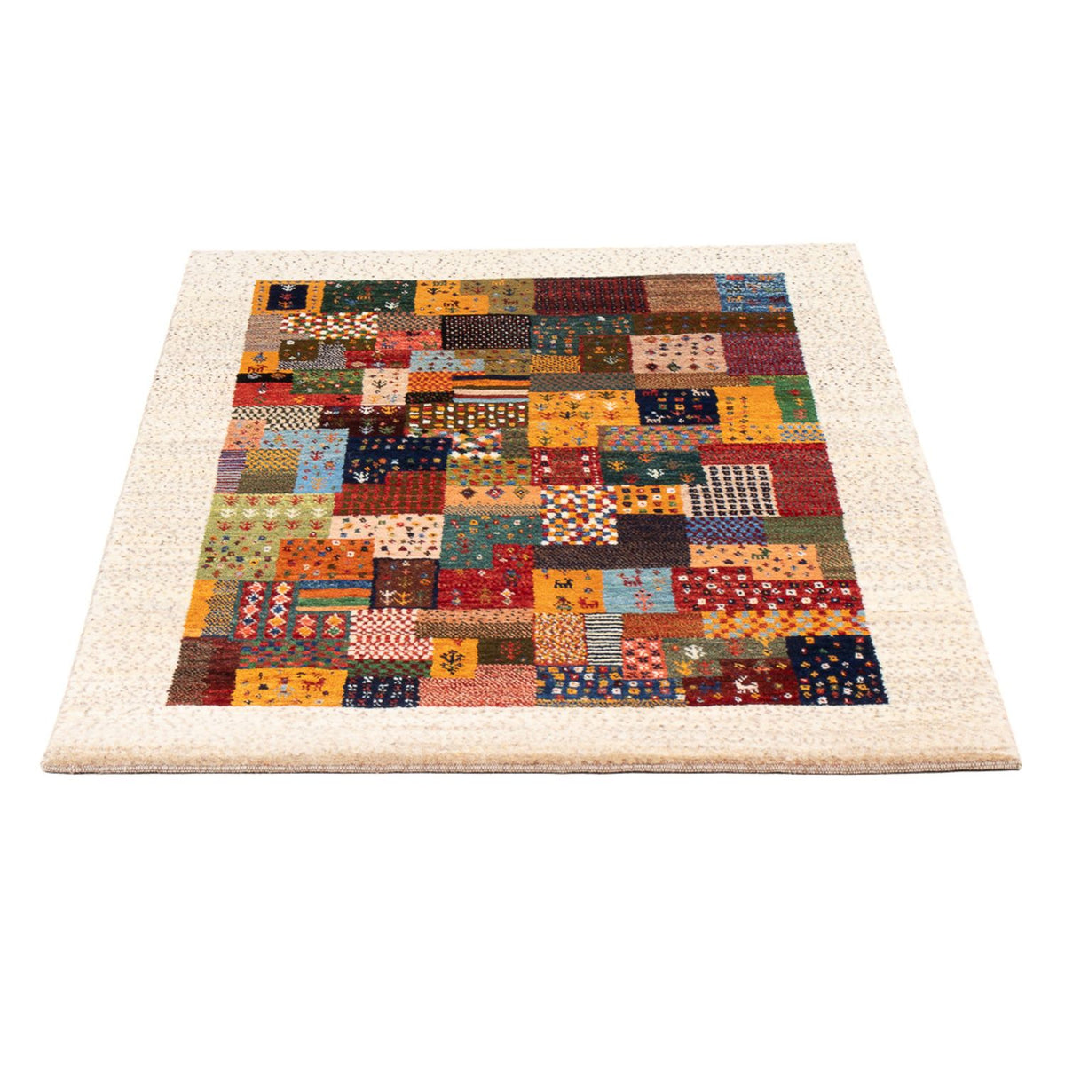 Gabbeh Teppich - Loribaft Perser - 134 x 82 cm - mehrfarbig