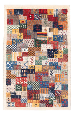 Gabbeh Teppich - Loribaft Perser - 129 x 78 cm - mehrfarbig