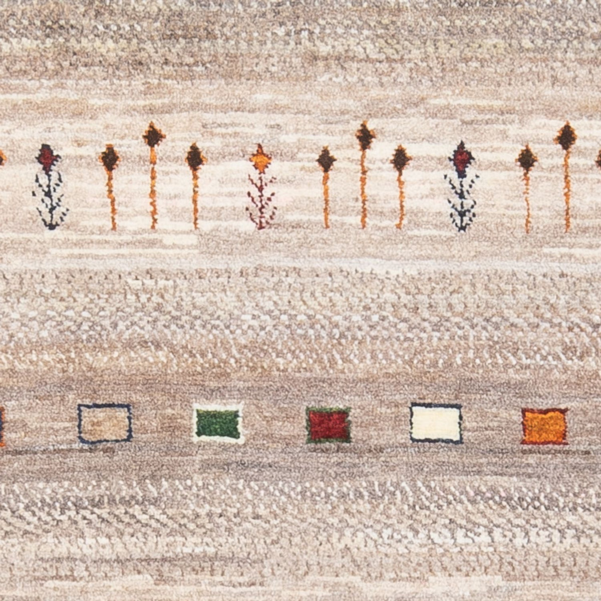 Gabbeh Teppich - Loribaft Perser - 134 x 86 cm - mehrfarbig