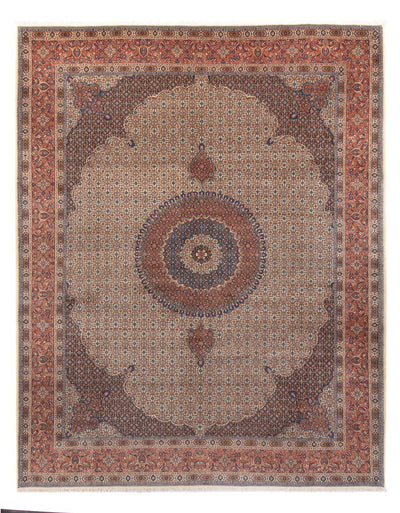 Moud Teppich 301x397cm - Perserteppich - dunkelbeige