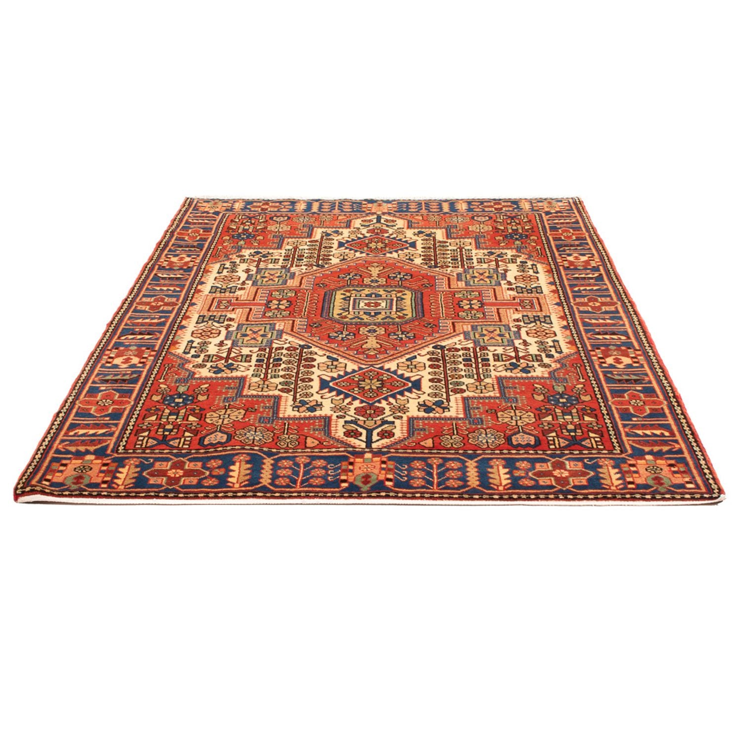 Perserteppich - Nomadic - 202 x 143 cm - rot