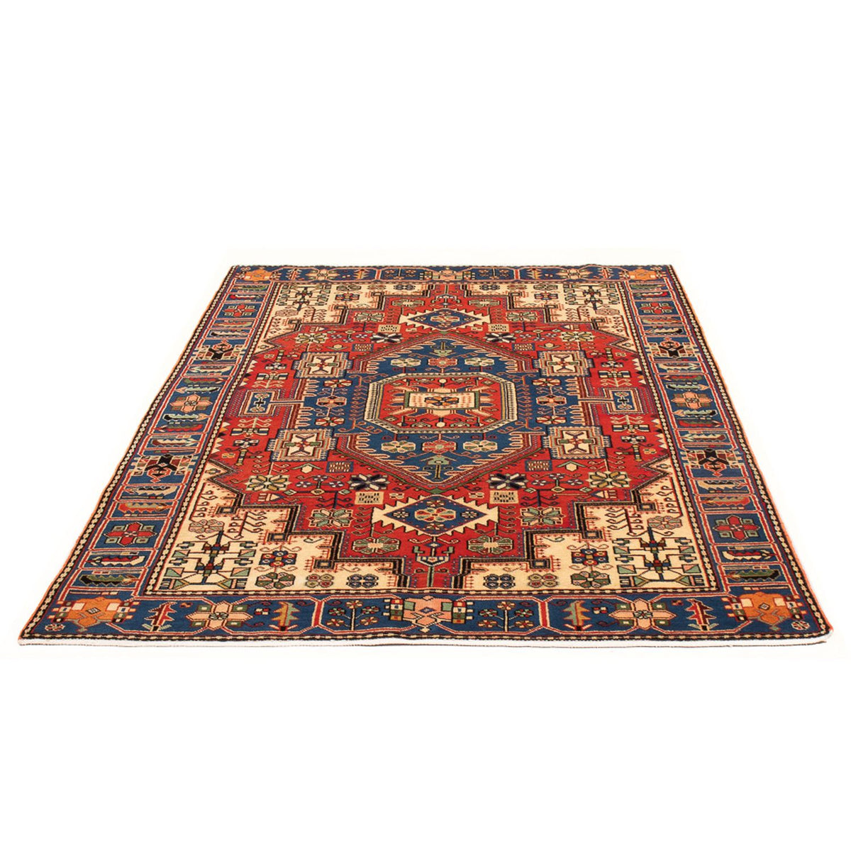 Perserteppich - Nomadic - 203 x 132 cm - blau