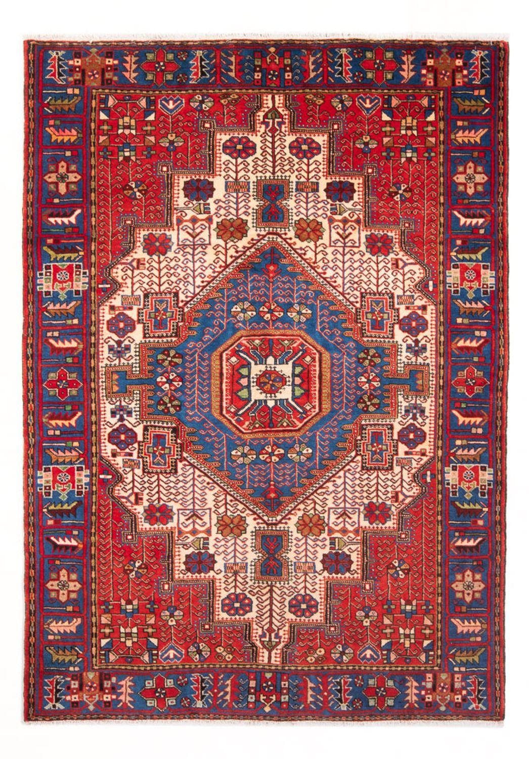 Perserteppich - Nomadic - 195 x 135 cm - blau