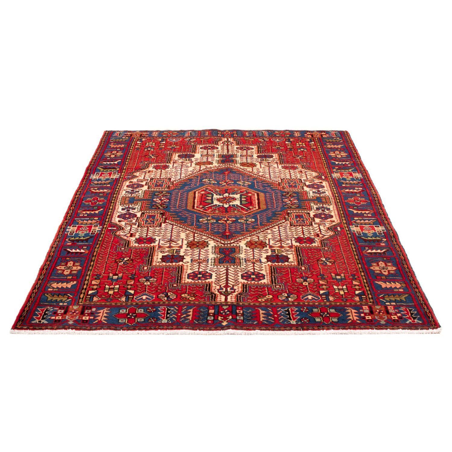 Perserteppich - Nomadic - 195 x 135 cm - blau