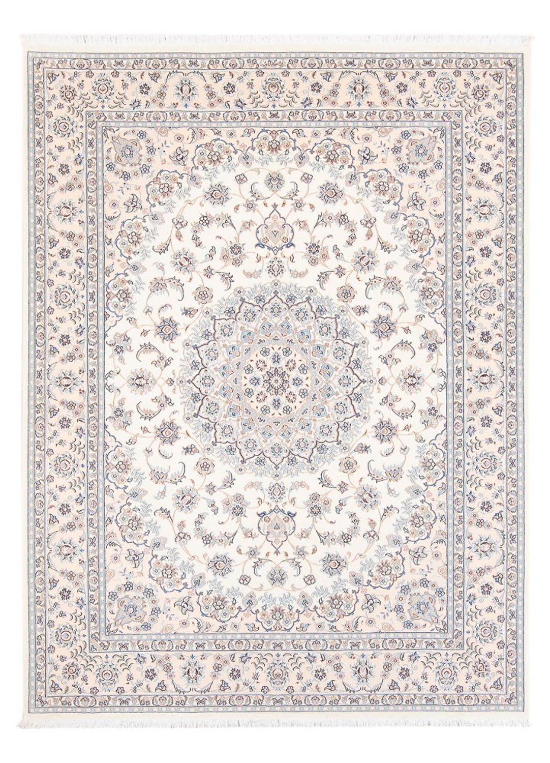 Perserteppich - Nain - Premium - 208 x 150 cm - creme