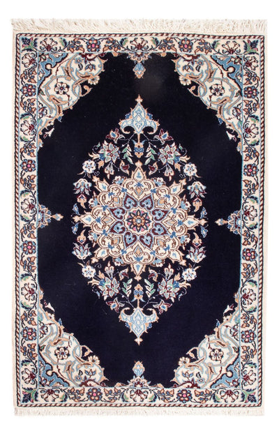 Nain - 6La Teppich 50x76cm - Perserteppich - dunkelblau