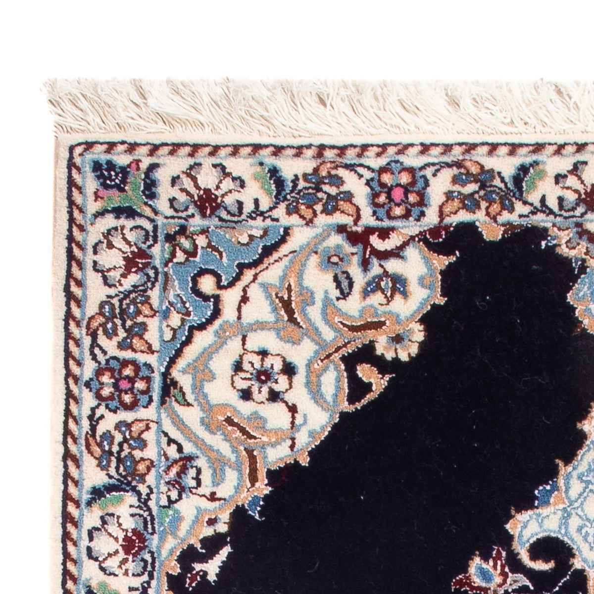 Nain - 6La Teppich 50x76cm - Perserteppich - dunkelblau