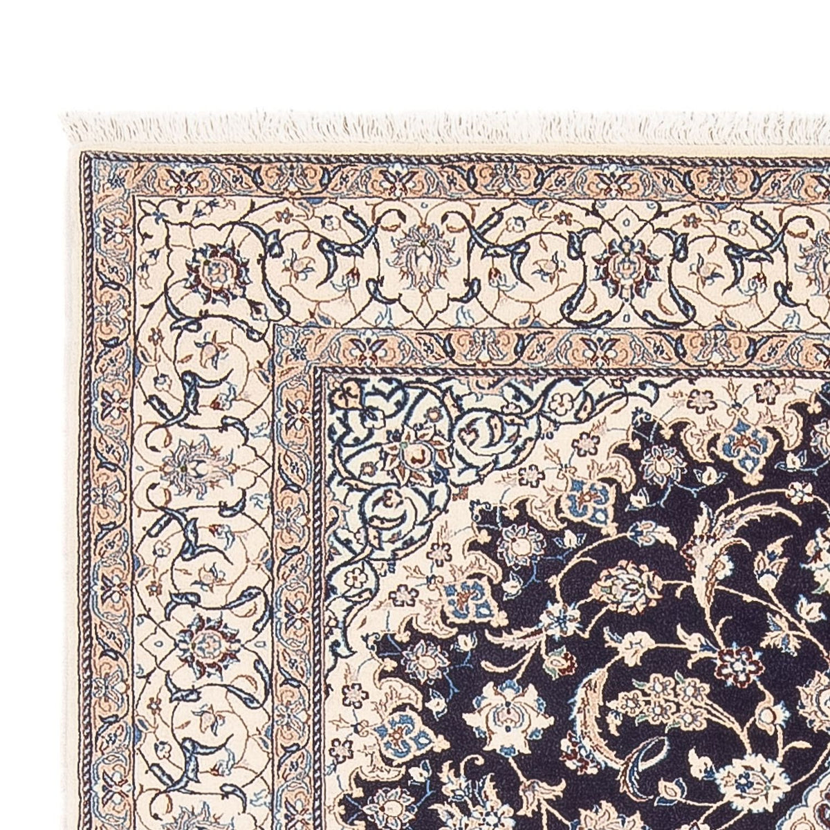 Nain - 6La Teppich 130x200cm - Perserteppich - dunkelblau