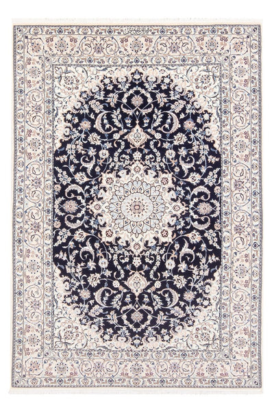 Nain - 6La Teppich 128x175cm - Perserteppich - dunkelblau