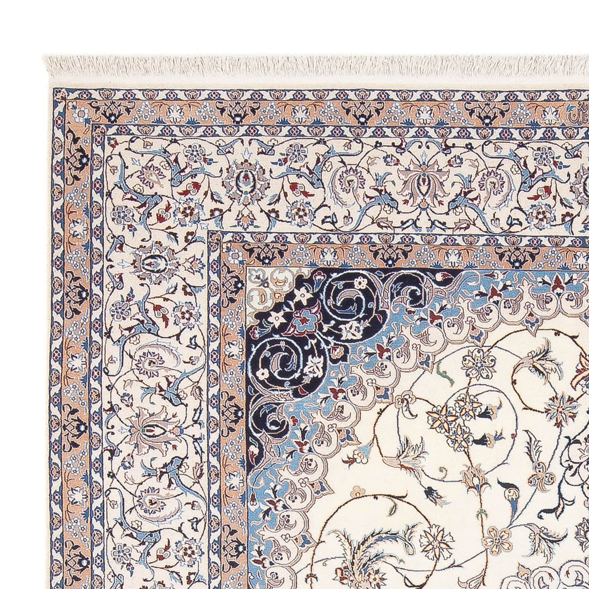 Nain - 6La Teppich 210x263cm - Perserteppich - creme