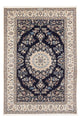 Nain - 6La Teppich 135x205cm - Perserteppich - dunkelblau