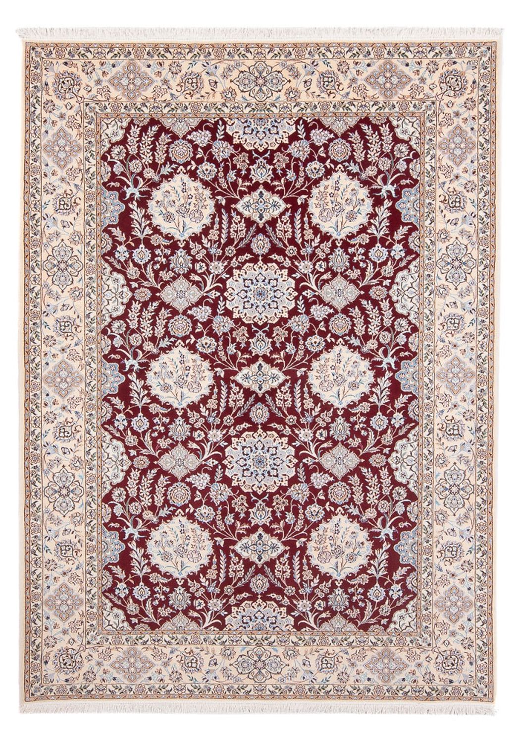 Perserteppich - Nain - Premium - 229 x 153 cm - rot