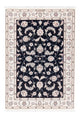Perserteppich - Nain - Premium - 123 x 81 cm - dunkelblau