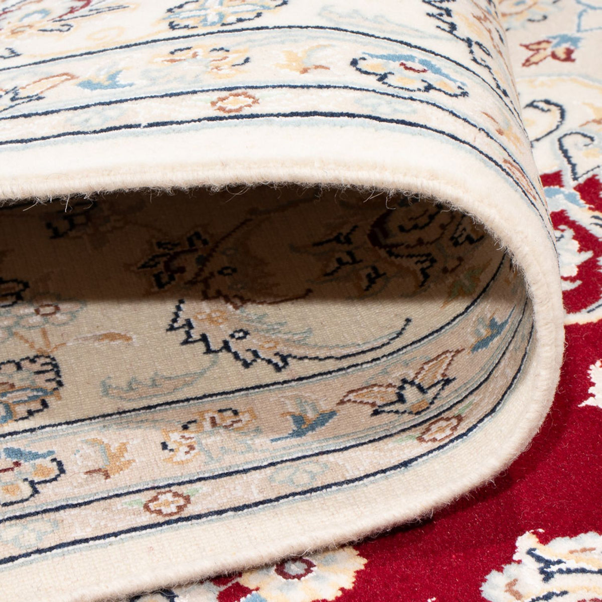 Perserteppich - Nain - 298 x 196 cm - rot