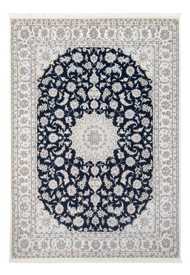 Perserteppich - Nain - Premium - 207 x 146 cm - dunkelblau