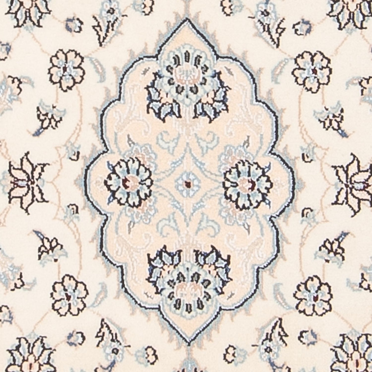 Perserteppich - Nain - 95 x 55 cm - creme