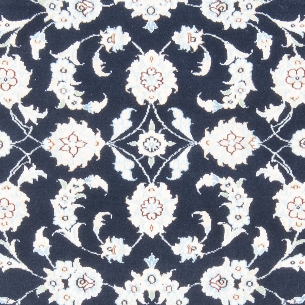 Läufer Perser - Nain - Royal - 194 x 82 cm - dunkelblau