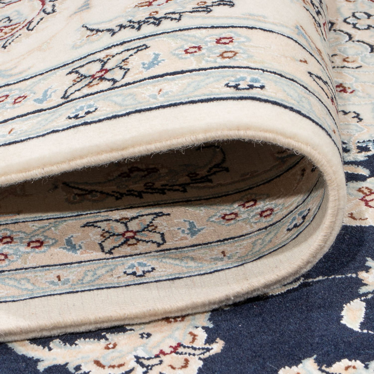 Perserteppich - Nain - Premium - 352 x 247 cm - dunkelblau