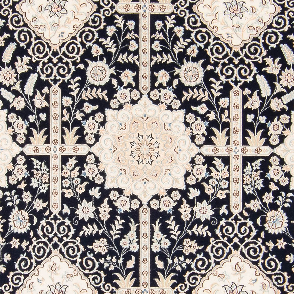 Perserteppich - Nain - 233 x 170 cm - dunkelblau