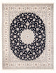 Perserteppich - Nain - Premium - 275 x 228 cm - dunkelblau