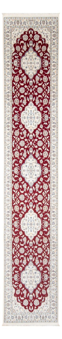 Läufer Perser - Nain - Premium - 404 x 88 cm - rot
