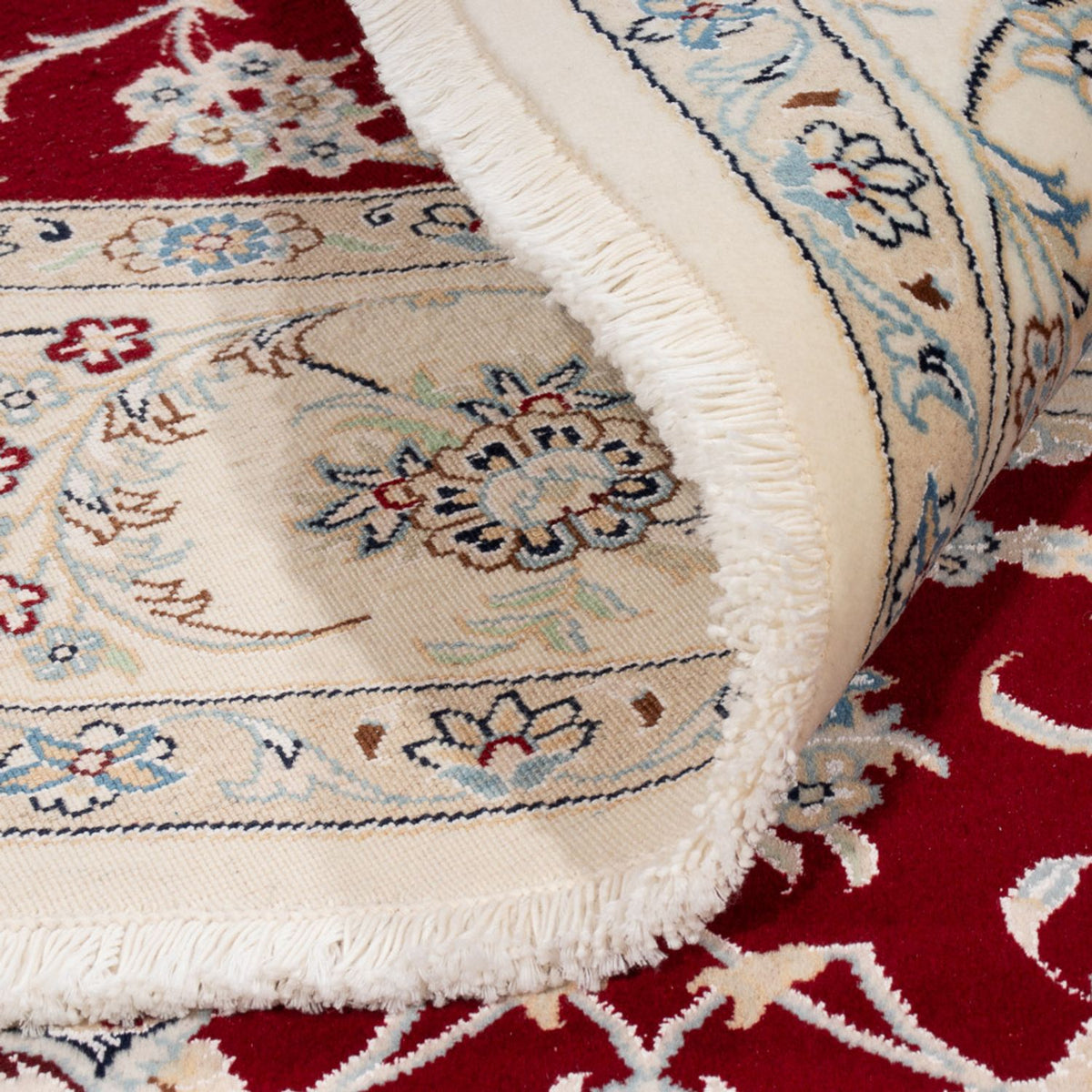 Perserteppich - Nain rund  - 200 x 200 cm - rot