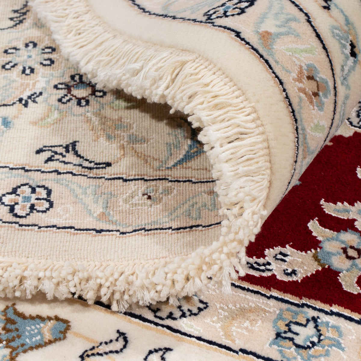 Perserteppich - Nain rund  - 200 x 200 cm - rot