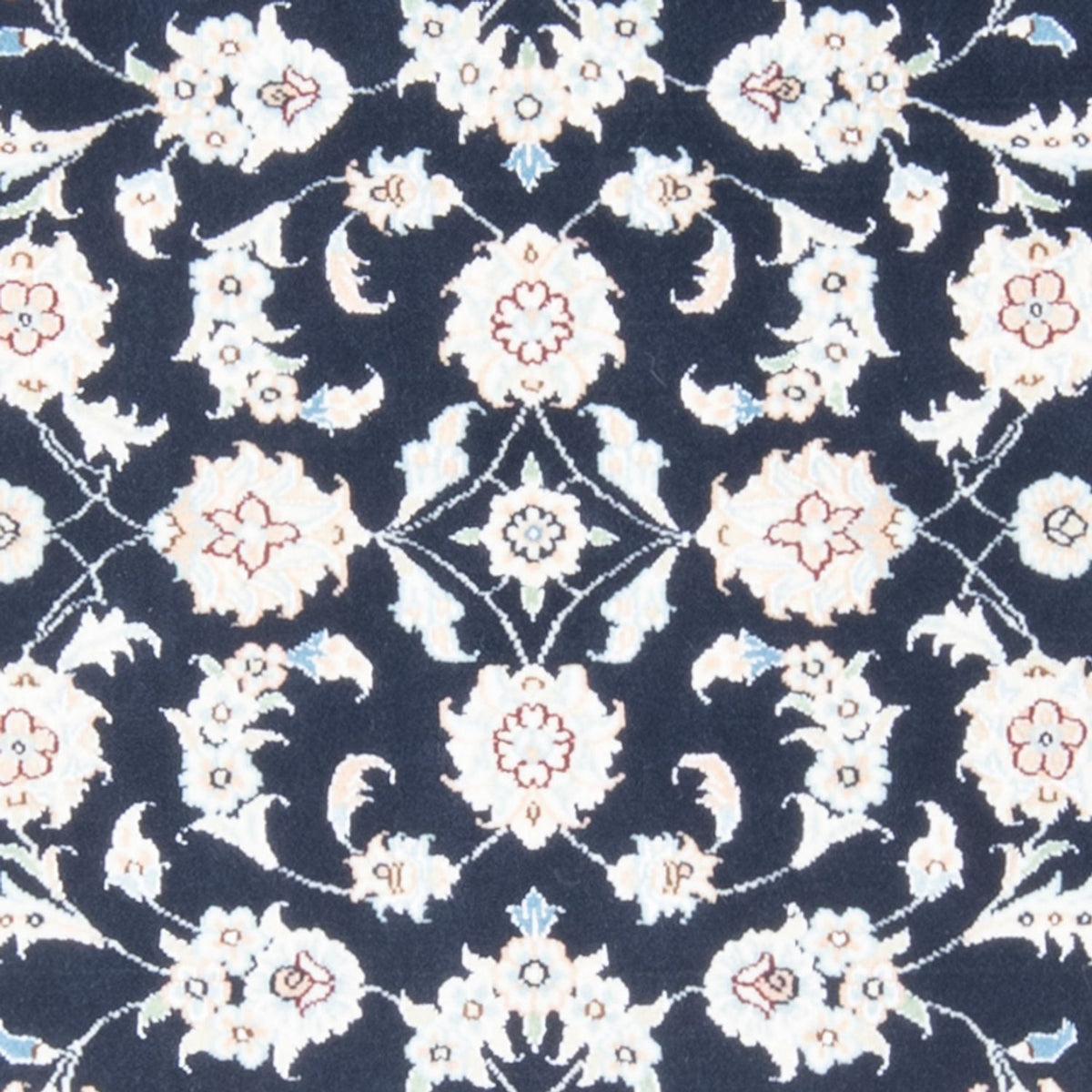 Läufer Perser - Nain - Royal - 197 x 80 cm - dunkelblau