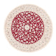 Perserteppich - Nain rund  - 200 x 200 cm - rot