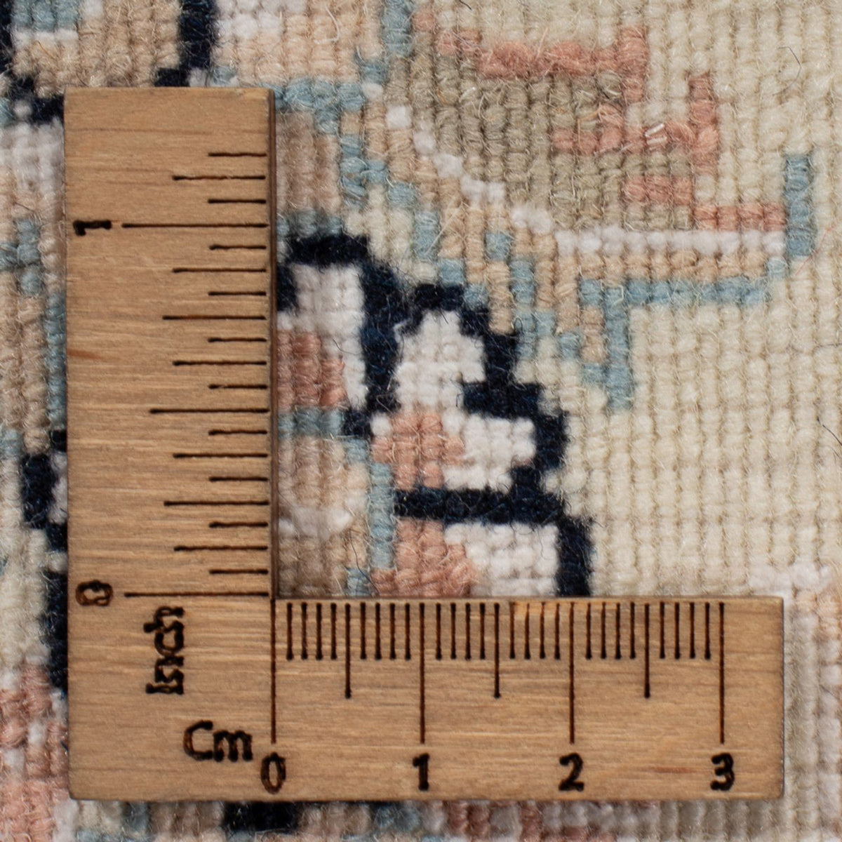 Perserteppich - Nain - 266 x 248 cm - dunkelblau