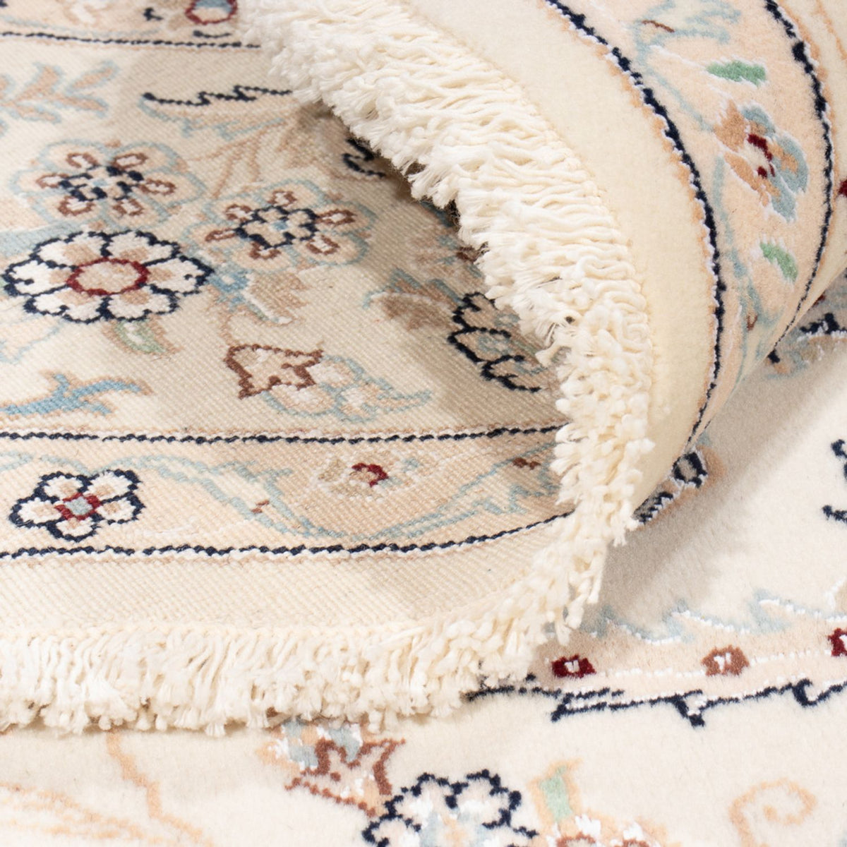 Perserteppich - Nain rund  - 200 x 200 cm - creme