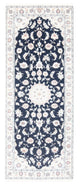 Läufer Perser - Nain - Royal - 204 x 81 cm - dunkelblau