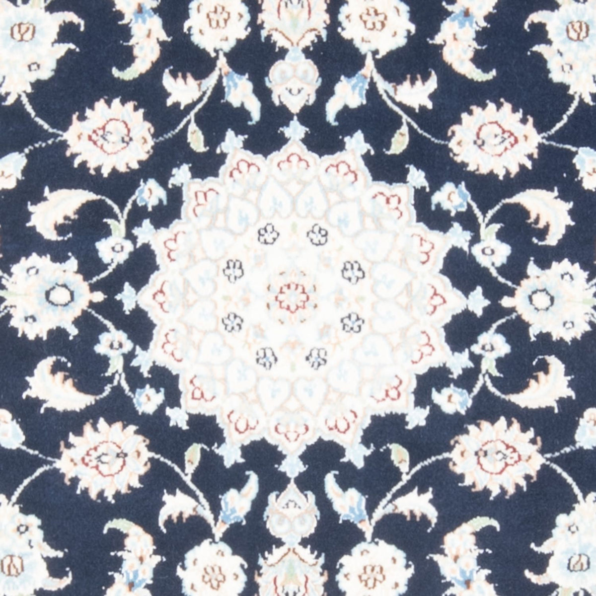 Läufer Perser - Nain - Royal - 204 x 81 cm - dunkelblau