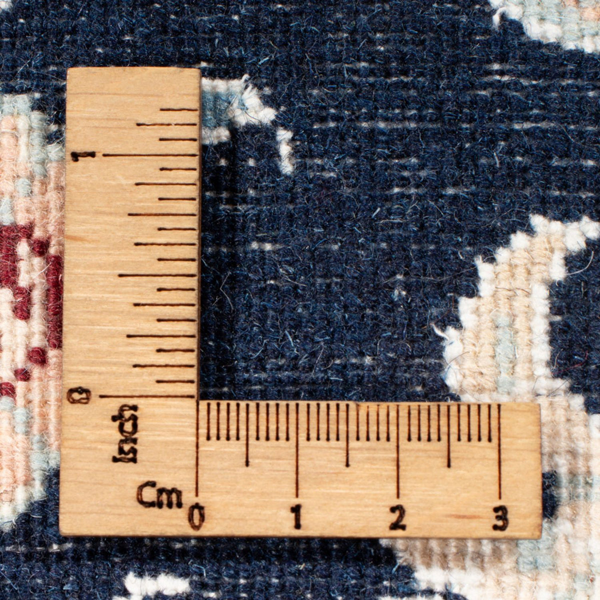 Läufer Perser - Nain - Royal - 204 x 81 cm - dunkelblau