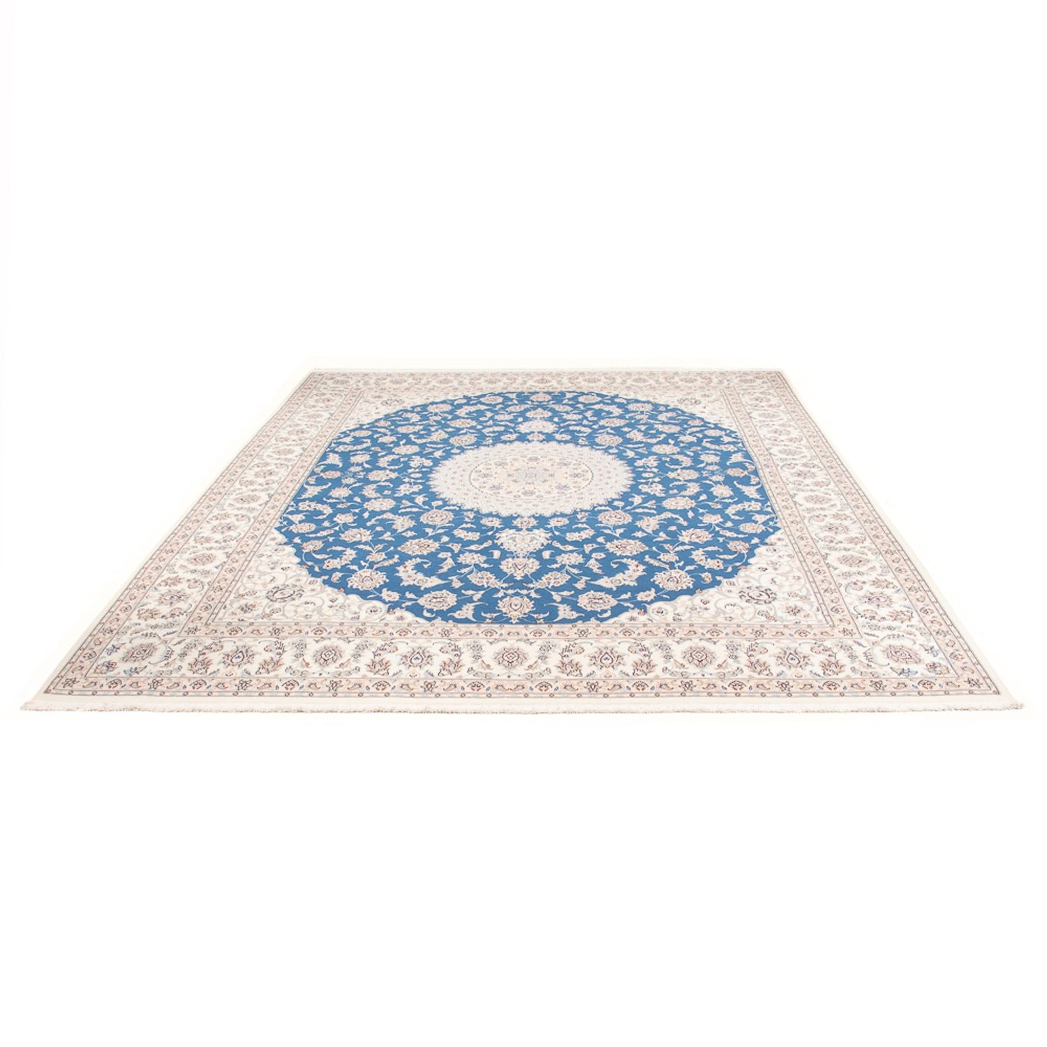 Perserteppich - Nain - Premium - 296 x 248 cm - hellblau