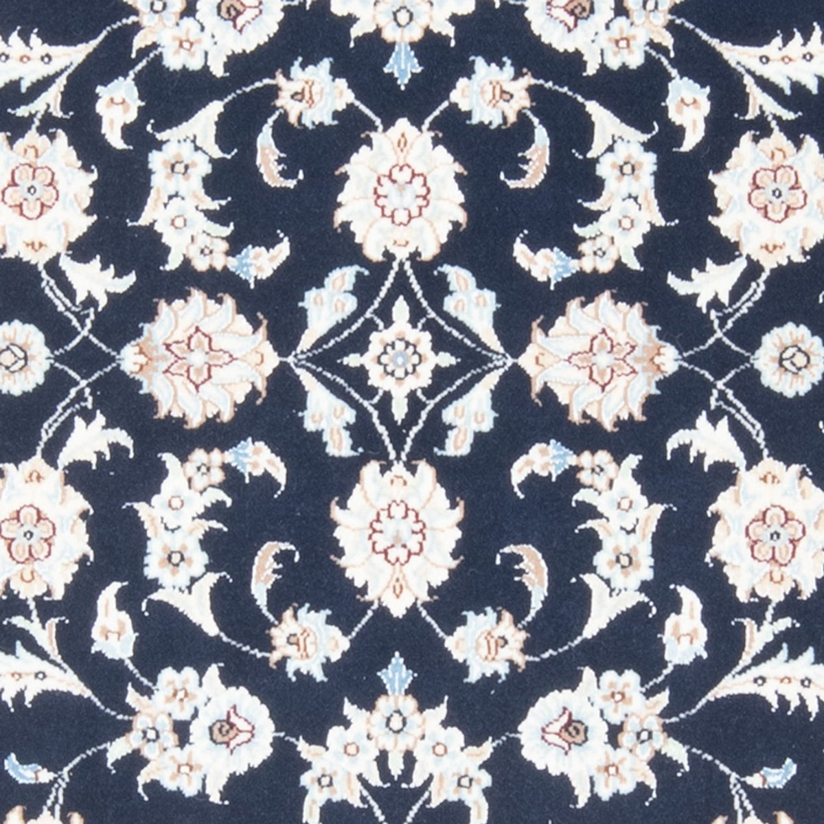 Läufer Perser - Nain - Royal - 205 x 80 cm - dunkelblau