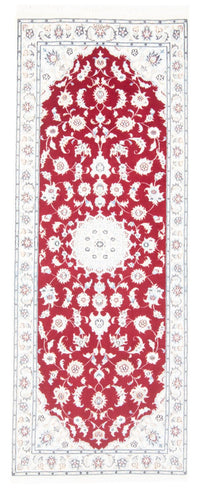 Läufer Perser - Nain - Royal - 206 x 80 cm - rot