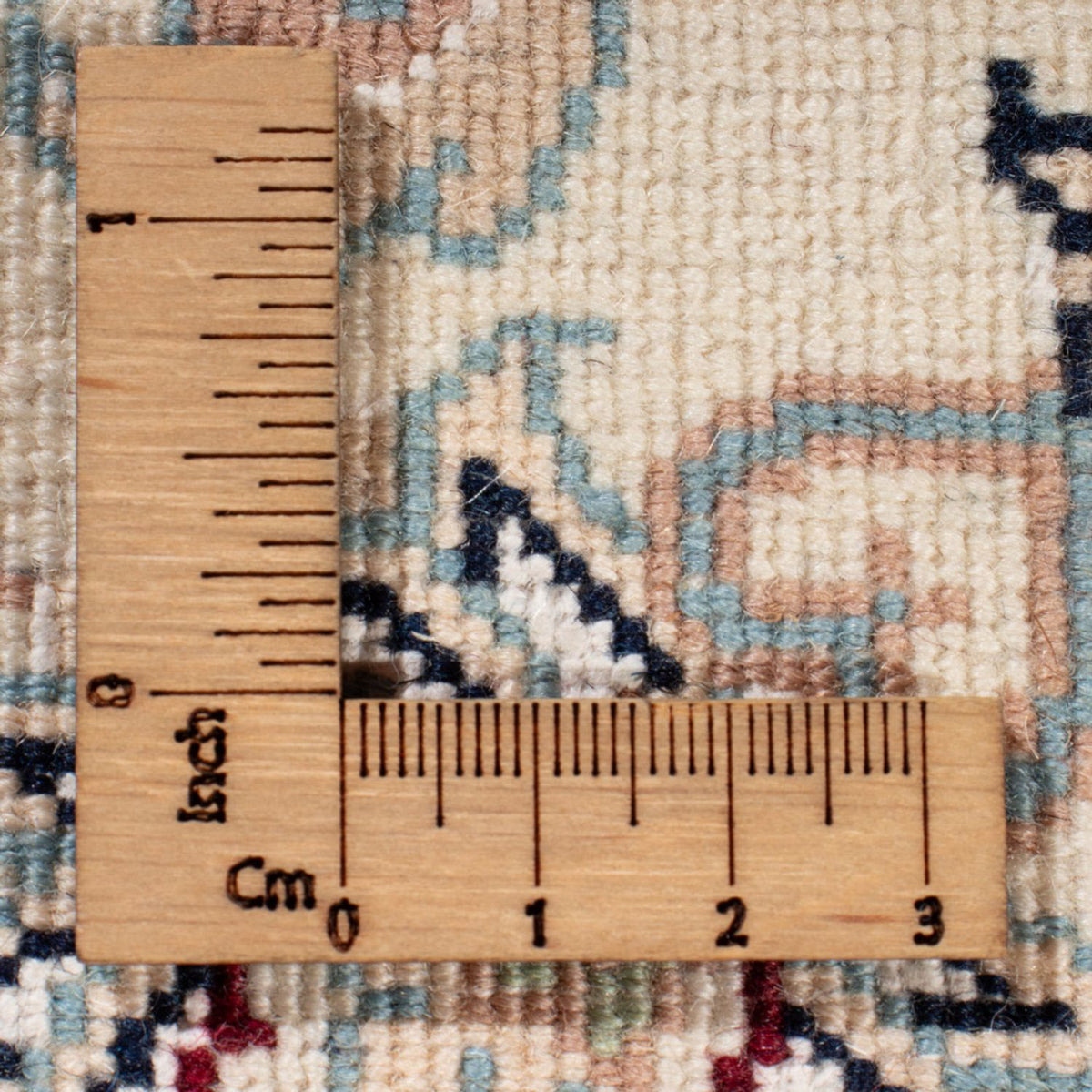 Läufer Perser - Nain - Royal - 201 x 78 cm - dunkelblau