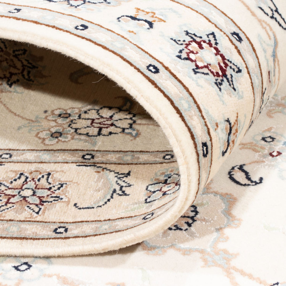 Läufer Perser - Nain - Royal - 198 x 80 cm - creme