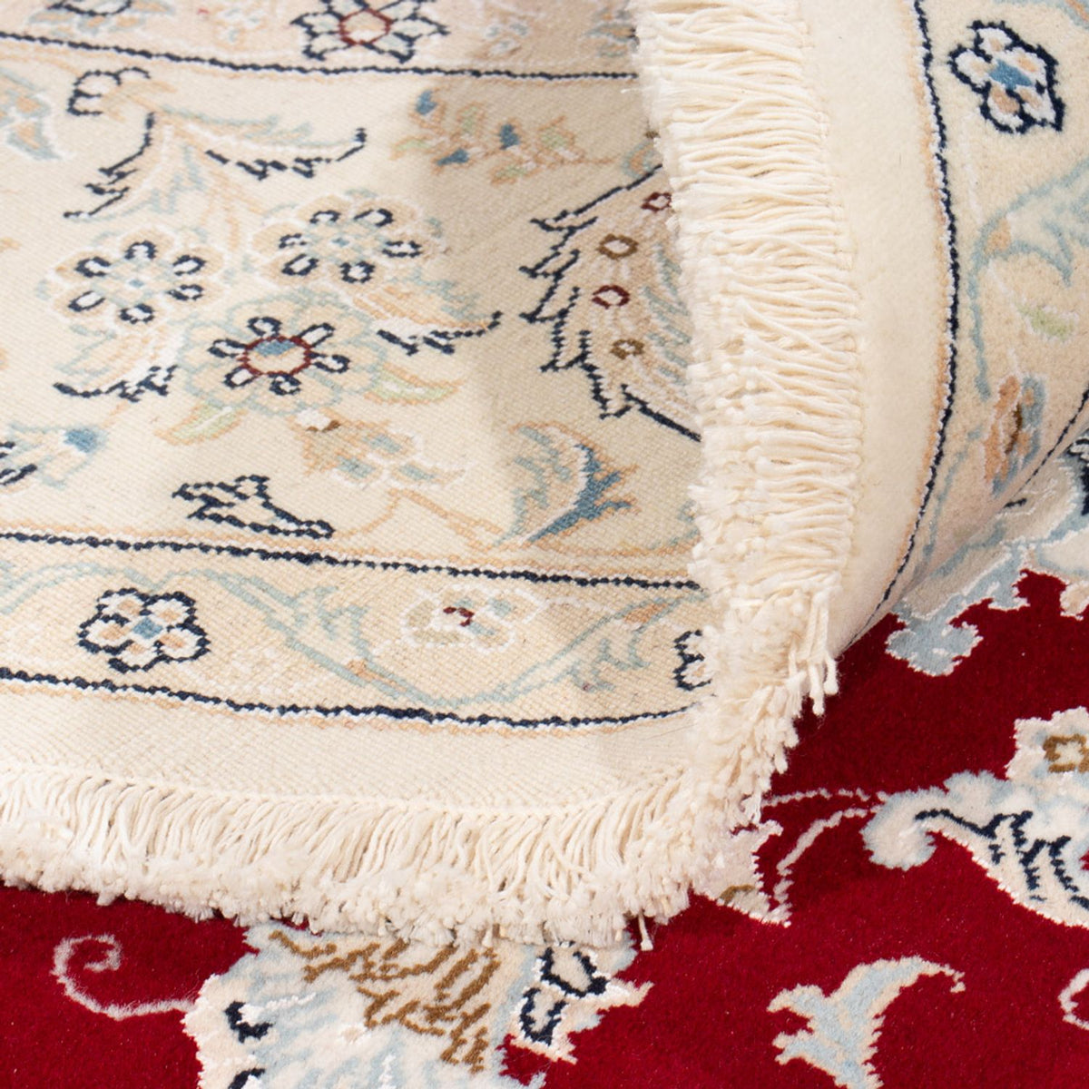 Perserteppich - Nain rund  - 200 x 200 cm - rot