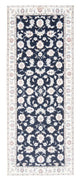 Läufer Perser - Nain - Royal - 200 x 80 cm - dunkelblau
