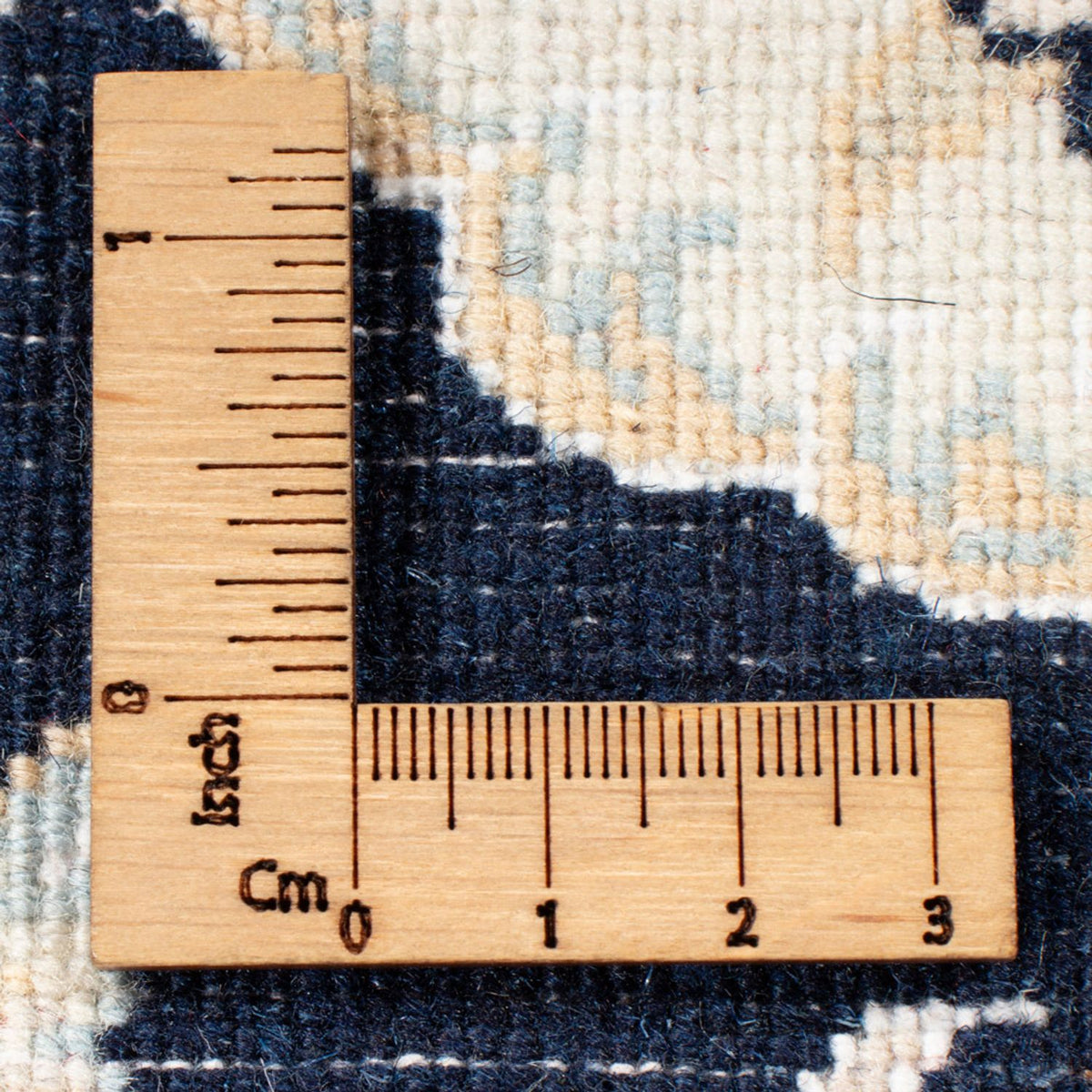 Läufer Perser - Nain - Royal - 203 x 81 cm - dunkelblau