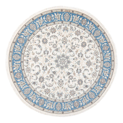 Perserteppich - Nain - Premium rund  - 148 x 149 cm - creme