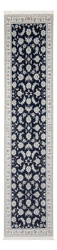 Läufer Perser - Nain - Premium - 302 x 80 cm - dunkelblau